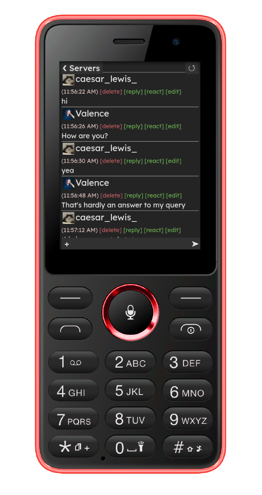 Unvolt on a KaiOS Phone
